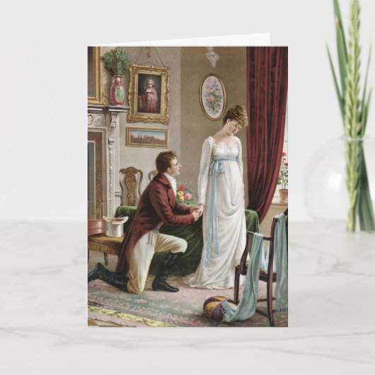 Het vintage Wenskaart van Valentijn Feestdagen Kaart (Voorkant)