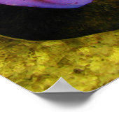 Het Violet Coral Fungus Clavaria Zollingeri Poster (Hoek)