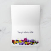 het viooltje wordt goed kaart (Binnen)