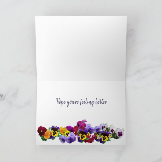 het viooltje wordt goed kaart (Binnen)