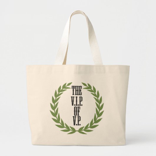 Het VIP van het Gezegde van de Overwinningspunten  Grote Tote Bag (Voorkant)