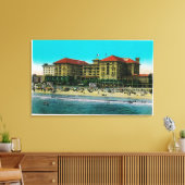 Het Virginia Hotel, Long Beach, Californië Canvas Afdruk (Insitu (Woonkamer))