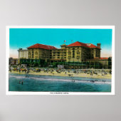 Het Virginia Hotel, Long Beach, Californië Poster (Voorkant)