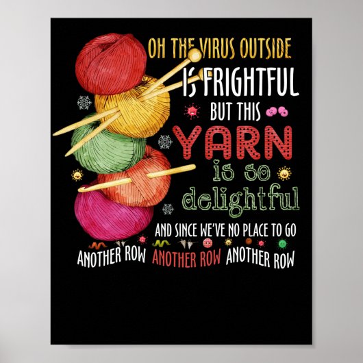 Het virus buiten is zo vriendelijk dat het zo mooi poster (Voorkant)