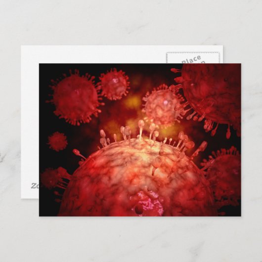 Het Virus van Influnza van varkens Briefkaart (Voorkant / Achterkant)