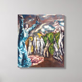 Het visioen van Sint-Jan | El Greco | Canvas Afdruk (Voorkant)