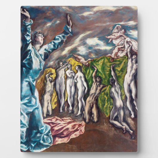 Het visioen van Sint-Jan | El Greco | Fotoplaat (Voorkant)