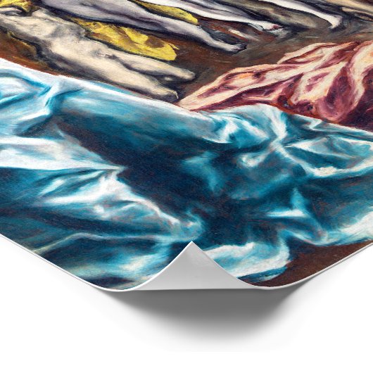 Het visioen van Sint-Jan | El Greco | Poster (Hoek)