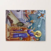 Het visioen van St. Constantijn Orthodoxe Icoon Legpuzzel (Horizontaal)