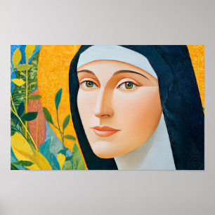 Het visionaire licht van Hildegard Poster