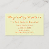 Het Visitekaartje ananas (Achterkant)