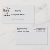 Het Visitekaartje Baker (Voorkant / Achterkant)