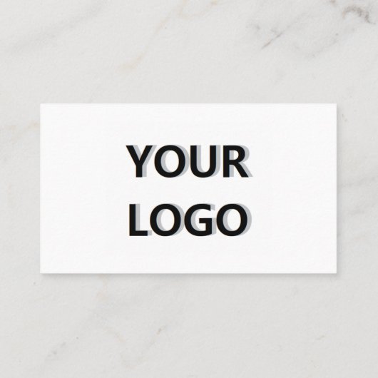 Het Visitekaartje Contactgegevens van uw Logo Info (Achterkant)