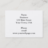 Het Visitekaartje Label aanpassen (Achterkant)