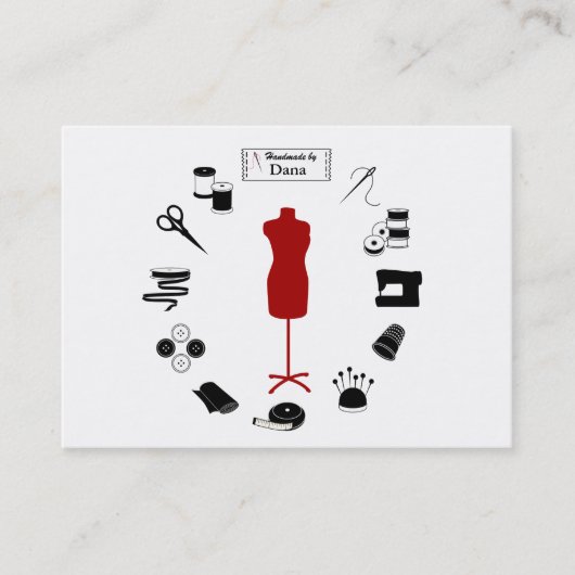 Het Visitekaartje Label aanpassen (Voorkant)