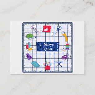 Het Visitekaartje Label Quilt aanpassen