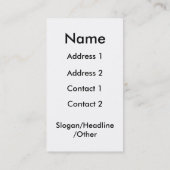 Het Visitekaartje LOUD ZENDEN (Achterkant)