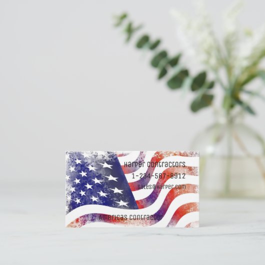 Het Visitekaartje Patriot (Staand voorkant)