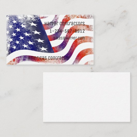 Het Visitekaartje Patriot (Voorkant / Achterkant)