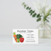 Het Visitekaartje plantaardige Boerderij aanpassen (Staand voorkant)