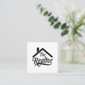 Het Visitekaartje Real Rstate Agent Realtor (Staand voorkant)