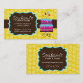 Het Visitekaartje van de Bakkerij van de Cake van (Voorkant / Achterkant)