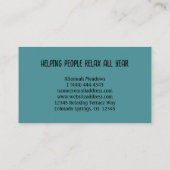 Het Visitekaartje van de Bloem van de Bloem van he (Achterkant)