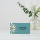 Het Visitekaartje van de Bloem van de Goud en van  (Staand voorkant)