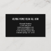 Het Visitekaartje van de Bloem van de Goud en van  (Achterkant)