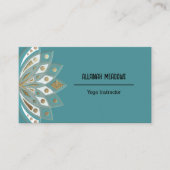 Het Visitekaartje van de Bloem van de Goud en van (Voorkant)