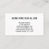 Het Visitekaartje van de Bloem van de Goud en van  (Achterkant)