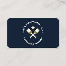 Het Visitekaartje van de Borstel van de Verf van h