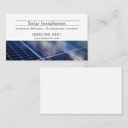 Het Visitekaartje van de de indruppelingsdienst va (Voorkant / Achterkant)