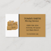 Het Visitekaartje van de Dienst van het Bedrijf va (Voorkant)