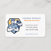 Het Visitekaartje van de Dienst van het Bedrijf va (Voorkant)