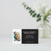 Het Visitekaartje van de Dienst van het Bedrijf va (Staand voorkant)