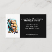 Het Visitekaartje van de Dienst van het Bedrijf va (Voorkant)