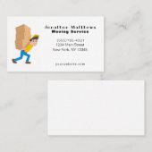 Het Visitekaartje van de Dienst van het Bedrijf va (Voorkant / Achterkant)