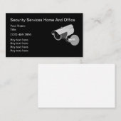 Het Visitekaartje van de Diensten van de veilighei (Voorkant / Achterkant)