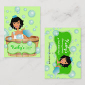 Het Visitekaartje van de Emmer Bubbles Green (Voorkant / Achterkant)