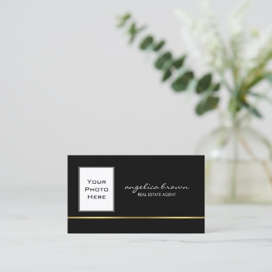 Het Visitekaartje van de Foto van onroerende (Staand voorkant)