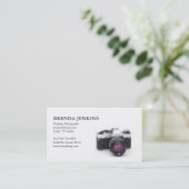 Het Visitekaartje van de Fotograaf van de bruiloft (Staand voorkant)