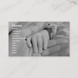 Het Visitekaartje van de Hands Kinderzorg van het 