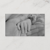 Het Visitekaartje van de Hands Kinderzorg van het  (Achterkant)