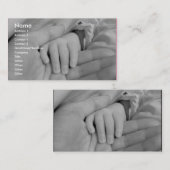 Het Visitekaartje van de Hands Kinderzorg van het  (Voorkant / Achterkant)