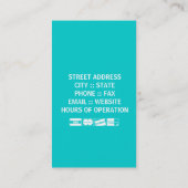 Het Visitekaartje van de herenkapper (Achterkant)