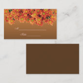 Het Visitekaartje van de Kaarten van de Plaats van Plaatskaartje (Voorkant / Achterkant)