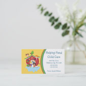 Het Visitekaartje van de Kinderverzorging van de (Staand voorkant)