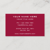 Het Visitekaartje van de Kleuren van het Adres Inf (Voorkant)