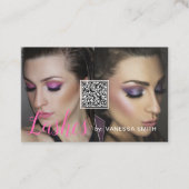 Het visitekaartje van de knol met code QR en foto' (Voorkant)